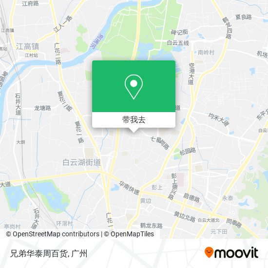 兄弟华泰周百货地图