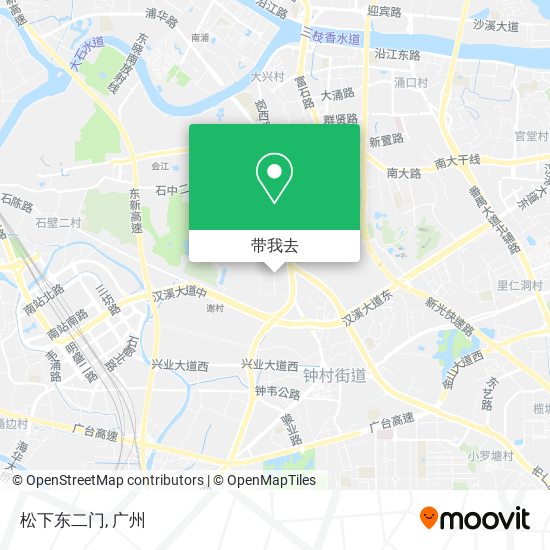 松下东二门地图