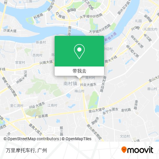 万里摩托车行地图