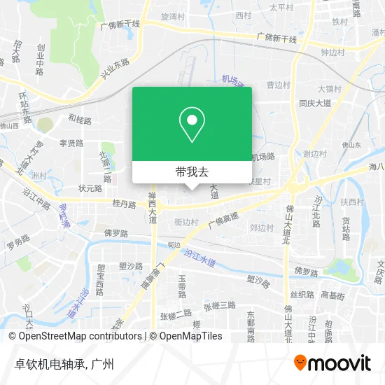 卓钦机电轴承地图