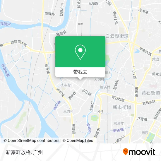 新豪畔放格地图
