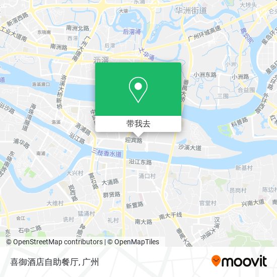 喜御酒店自助餐厅地图