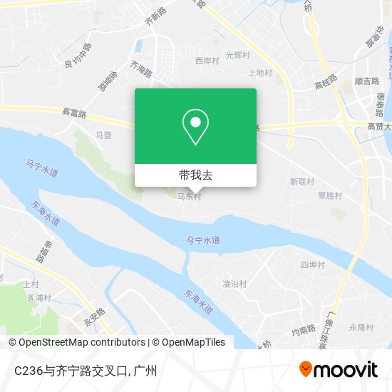 C236与齐宁路交叉口地图