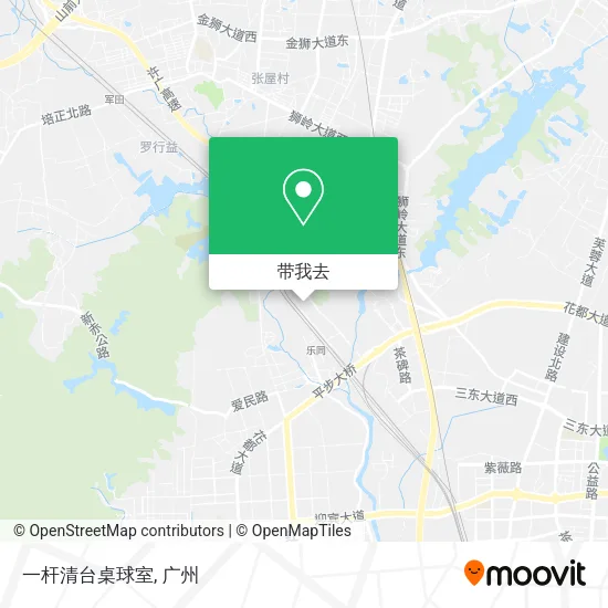 一杆清台桌球室地图