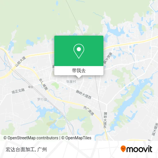 宏达台面加工地图
