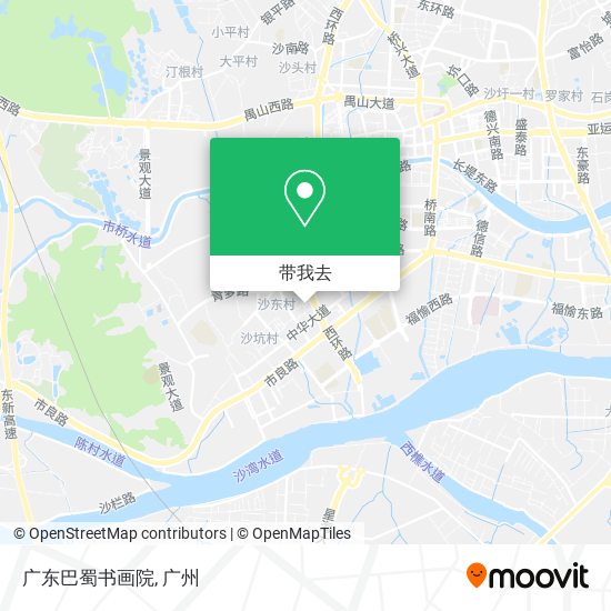 广东巴蜀书画院地图