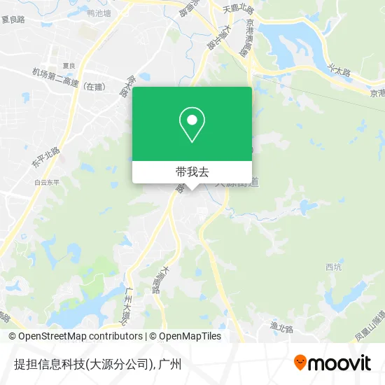 提担信息科技(大源分公司)地图