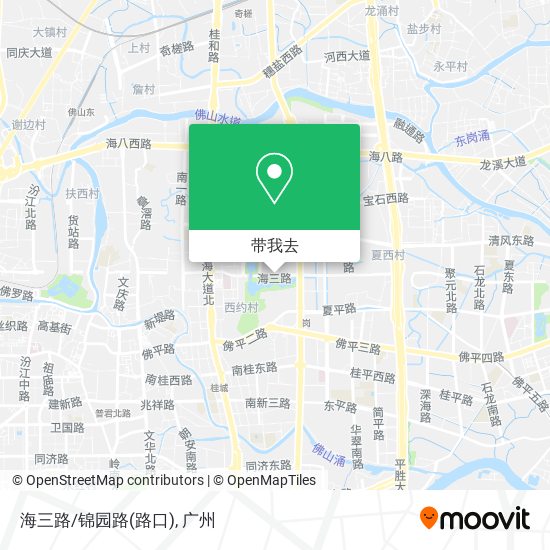 海三路/锦园路(路口)地图