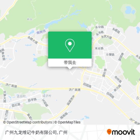 广州九龙维记牛奶有限公司地图