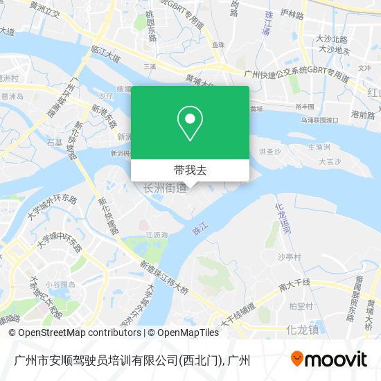 广州市安顺驾驶员培训有限公司(西北门)地图
