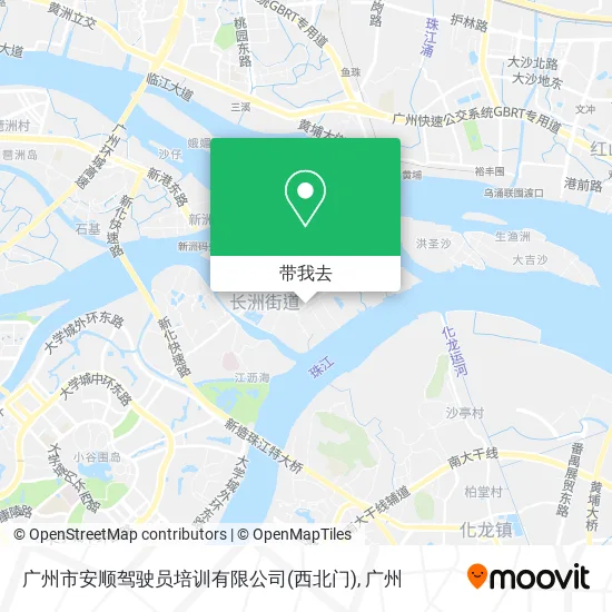 广州市安顺驾驶员培训有限公司(西北门)地图