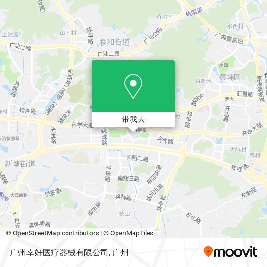 广州幸好医疗器械有限公司地图
