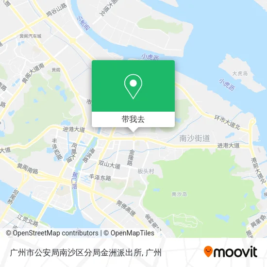 广州市公安局南沙区分局金洲派出所地图