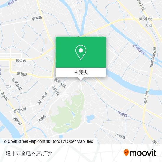 建丰五金电器店地图