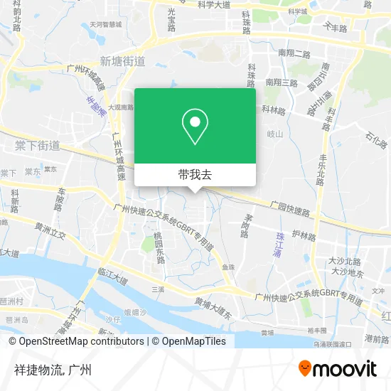 祥捷物流地图