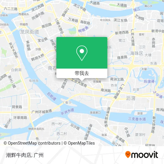 潮辉牛肉店地图