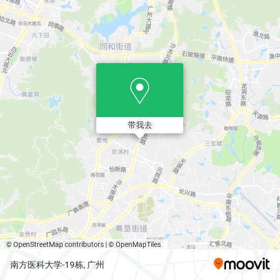 南方医科大学-19栋地图