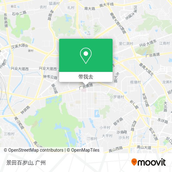 景田百岁山地图