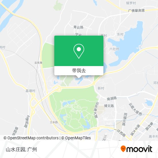 山水庄园地图