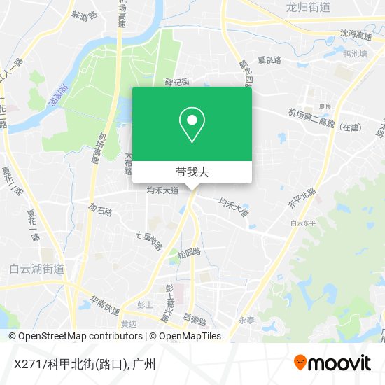 X271/科甲北街(路口)地图