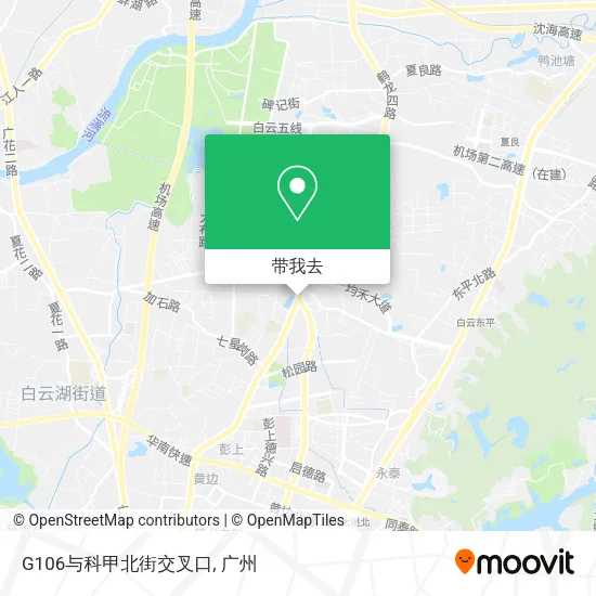 G106与科甲北街交叉口地图