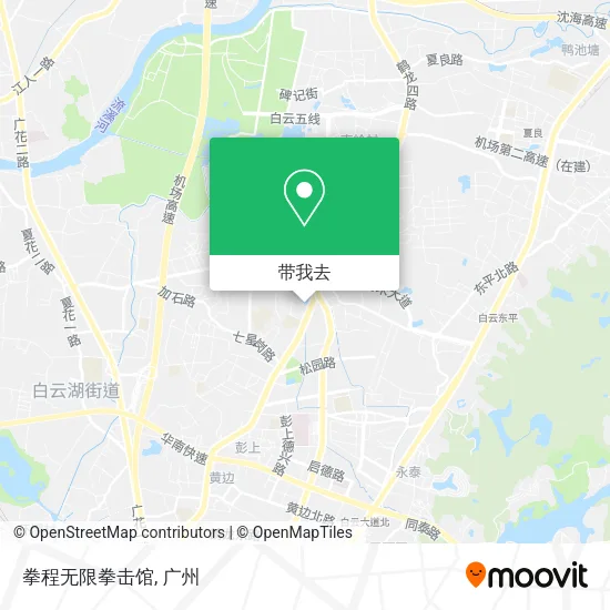 拳程无限拳击馆地图