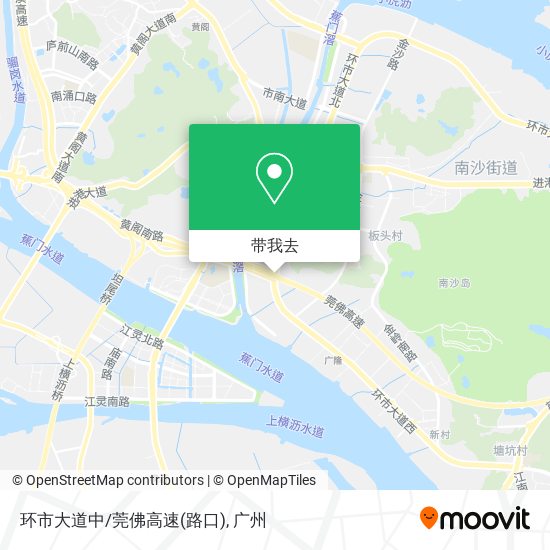 环市大道中/莞佛高速(路口)地图