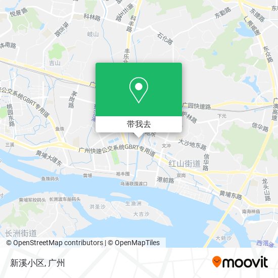 新溪小区地图