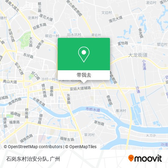 石岗东村治安分队地图