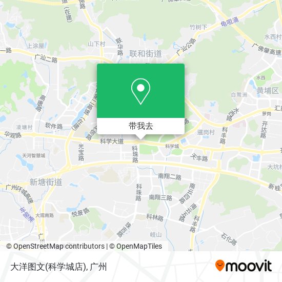 大洋图文(科学城店)地图