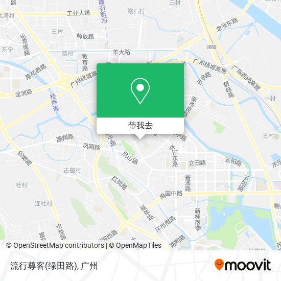 流行尊客(绿田路)地图
