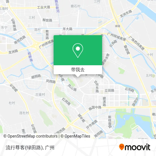 流行尊客(绿田路)地图