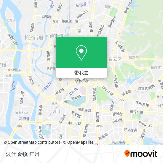 波仕 金顿地图
