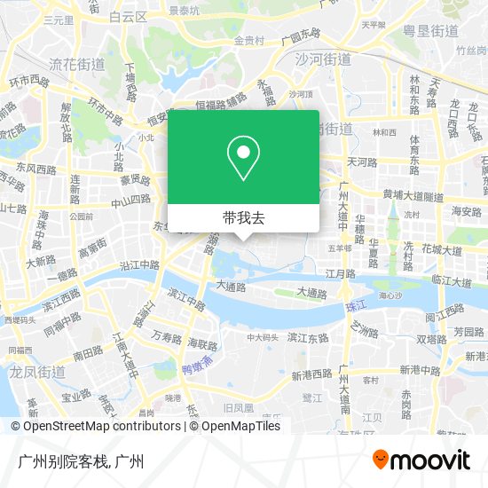 广州别院客栈地图