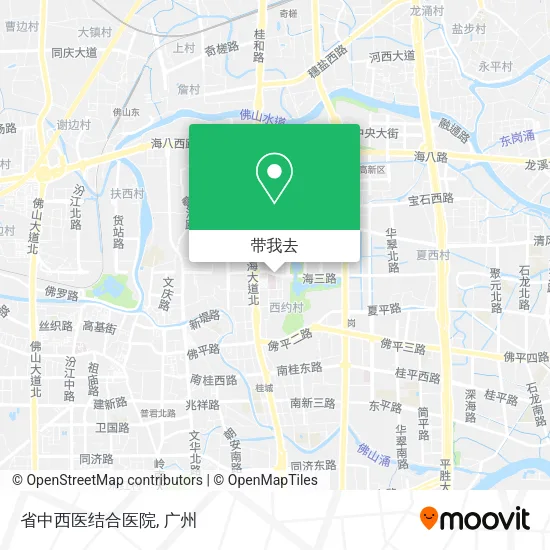 省中西医结合医院地图