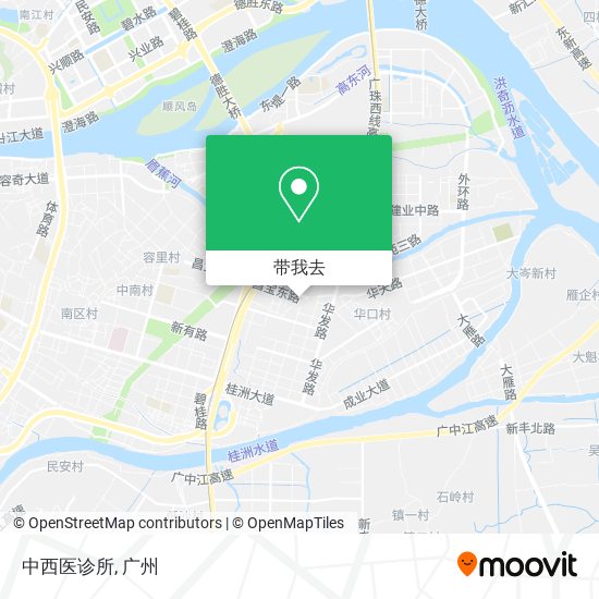 中西医诊所地图