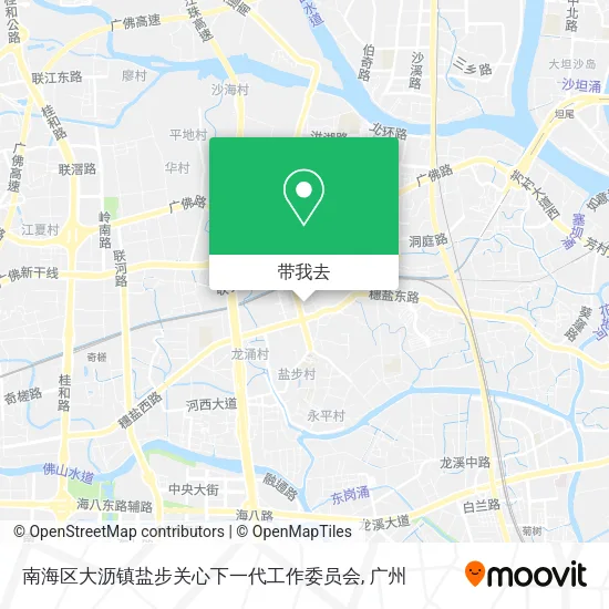南海区大沥镇盐步关心下一代工作委员会地图