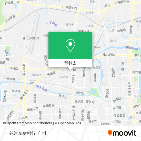 一铭汽车材料行地图