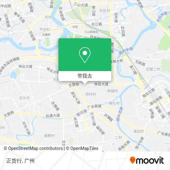 正货行地图
