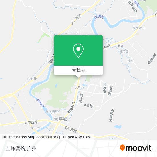 金峰宾馆地图