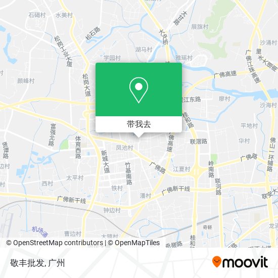 敬丰批发地图