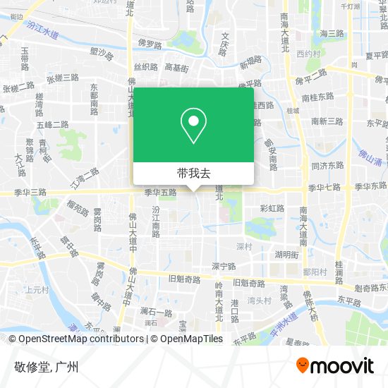 敬修堂地图