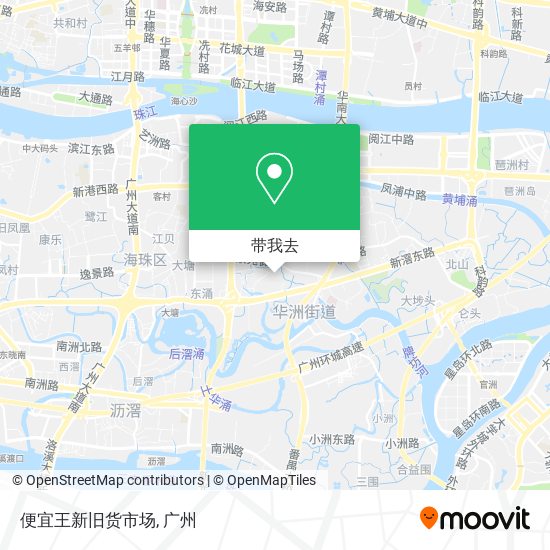 便宜王新旧货市场地图