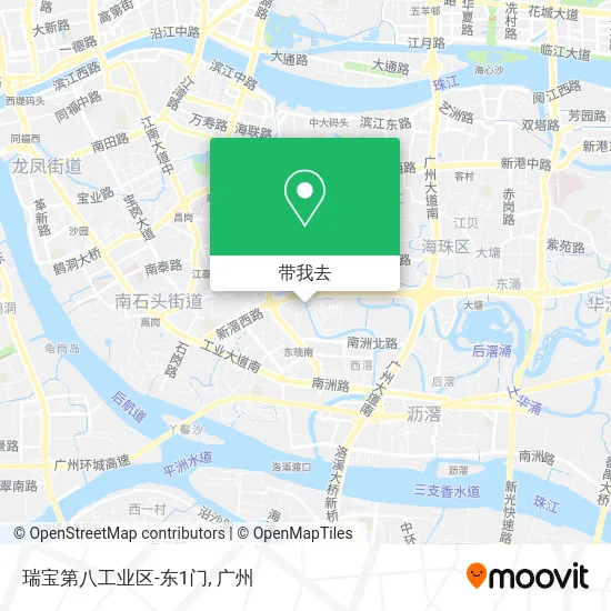 瑞宝第八工业区-东1门地图