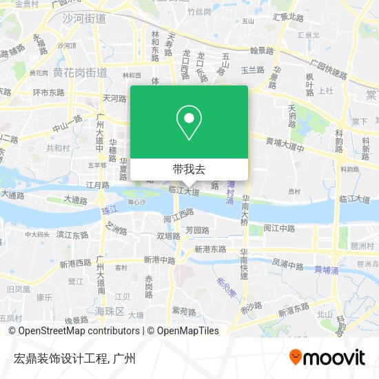宏鼎装饰设计工程地图