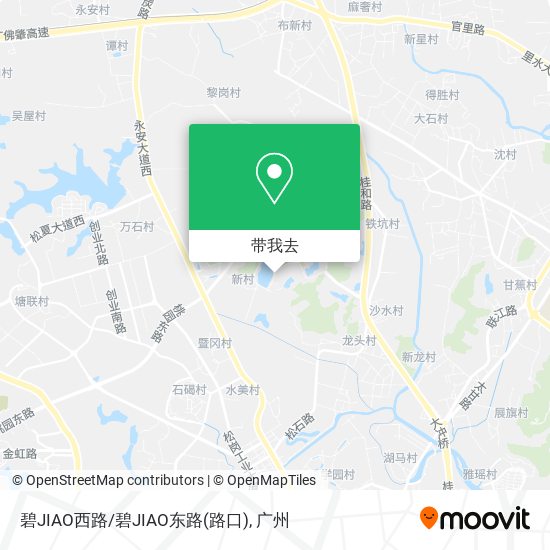 碧JIAO西路/碧JIAO东路(路口)地图