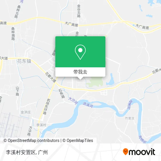 李溪村安置区地图