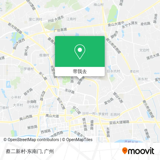 蔡二新村-东南门地图