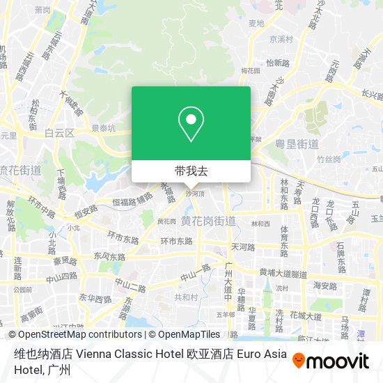 维也纳酒店 Vienna Classic Hotel 欧亚酒店 Euro Asia Hotel地图