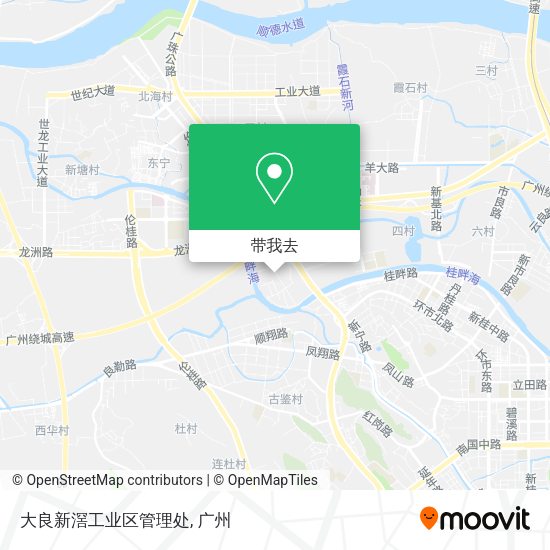 大良新滘工业区管理处地图